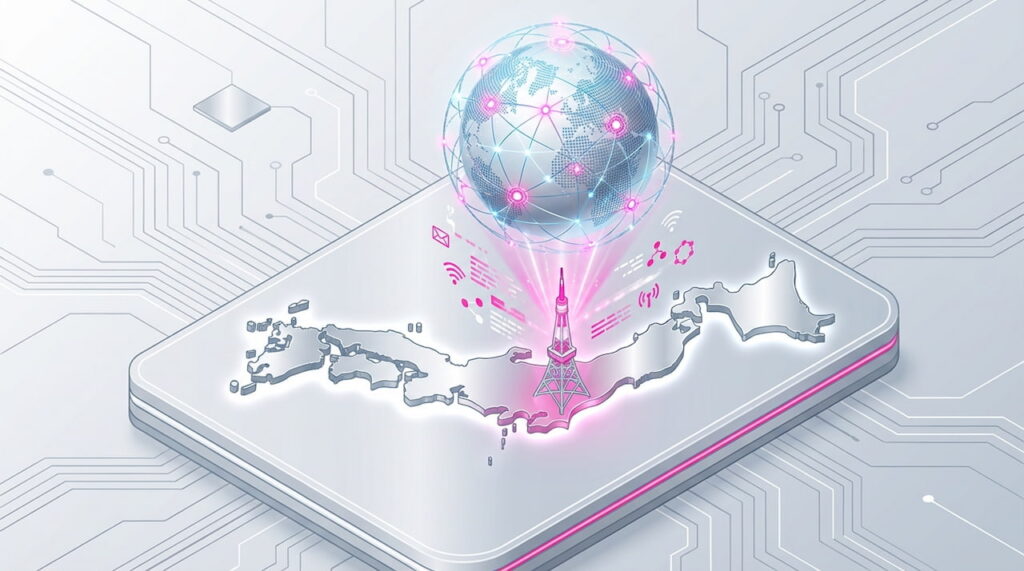 「日本発のグループ」という位置づけを視覚化