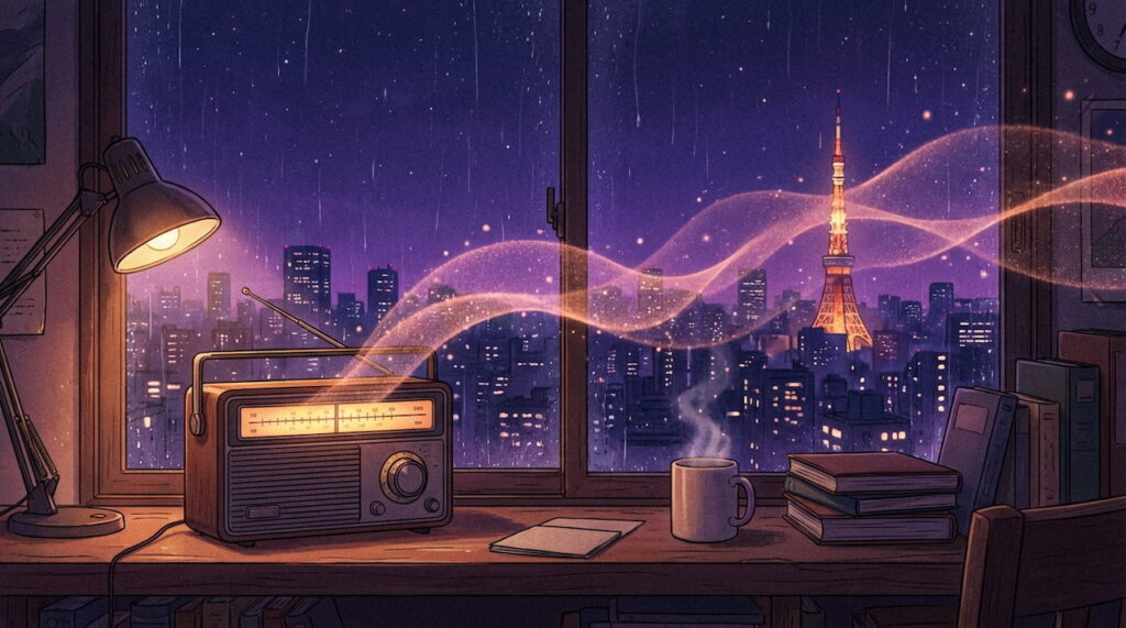 番組名『CITY CHILL CLUB』や楽曲『Close』のイメージに合わせ、夜の落ち着いた空気感を視覚化